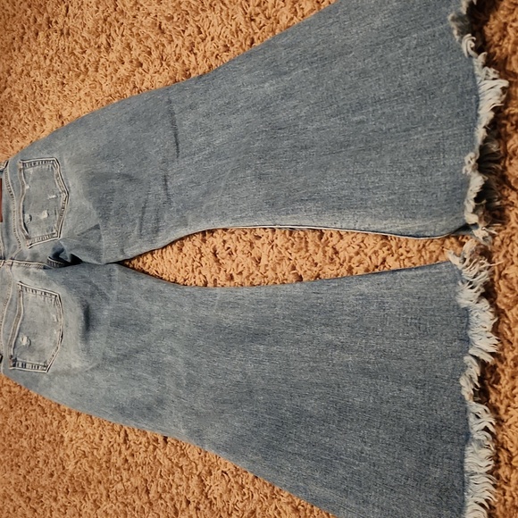 Hidden Distressed Blue Women's Flare Jeans Size 26 - Picture 6 of 10